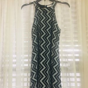 Formal High Neck Maxi Sparkle Dress